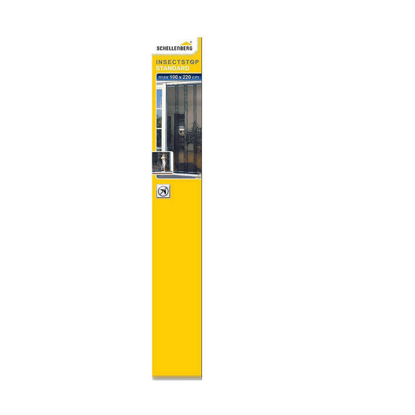 Zanzariera Magnetica per Grandi Porte - Tenda Antizanzare Antracite 100 x 220 cm