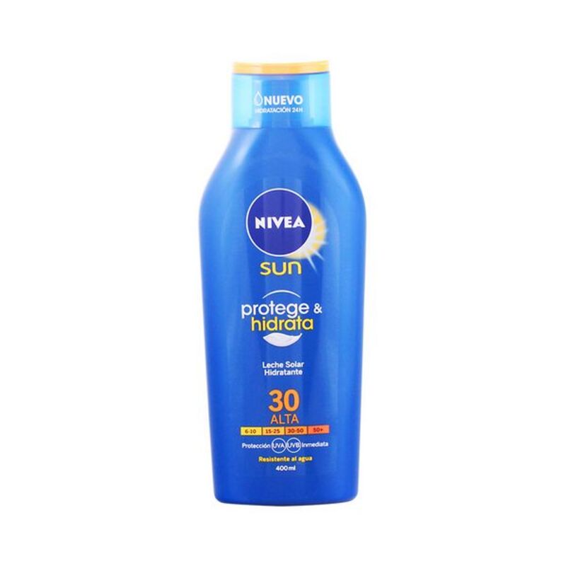 Crema Solare Protezione Media Spf 30 Nivea (400 ml) Resistente all'Acqua