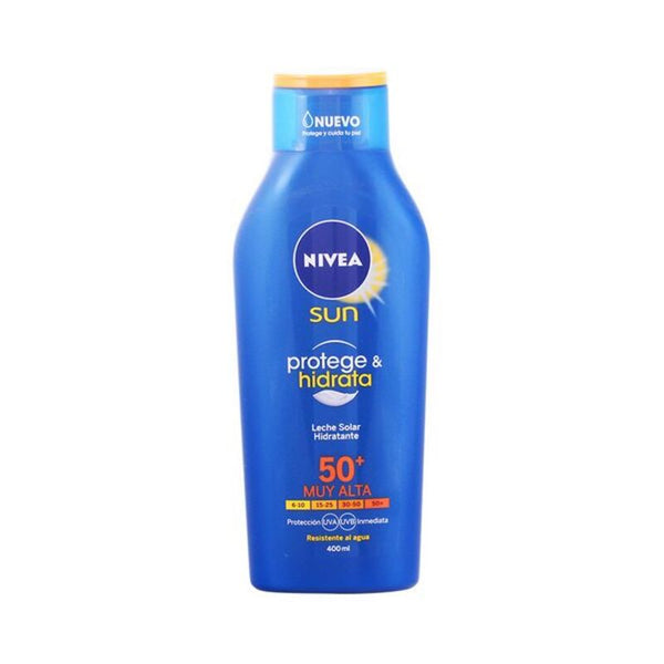 Crema Solare Nivea Protezione Alta Spf 50 Idratante e Resistente all'Acqua - 400 ml