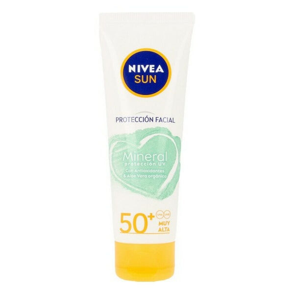 Crema Solare Sun Facial Mineral Nivea 50+ (50 ml)