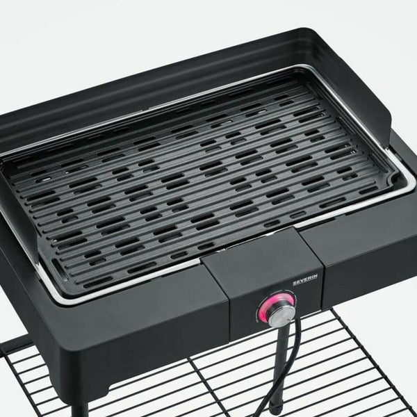 Barbecue Elettrico in Acciaio Inossidabile con Indicatore LED e Termostato