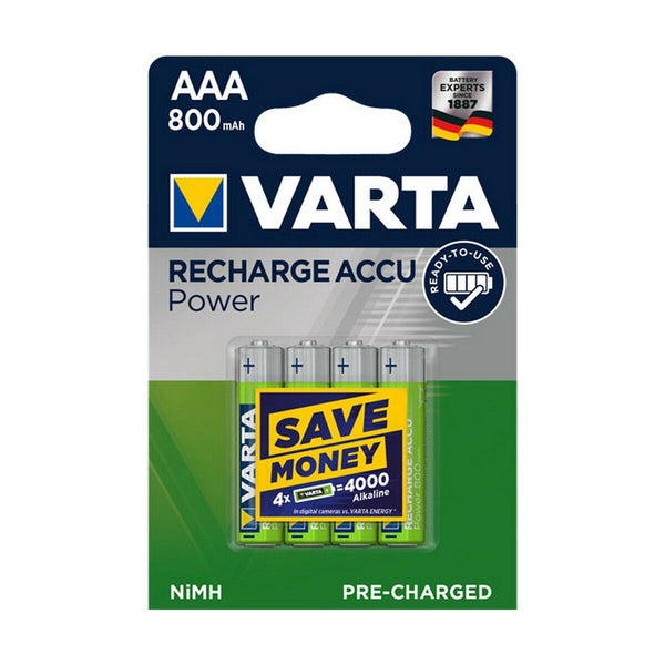 Batterie Ricaricabili Varta -56703B AAA 1,2 V 1.2 V (4 Unità)