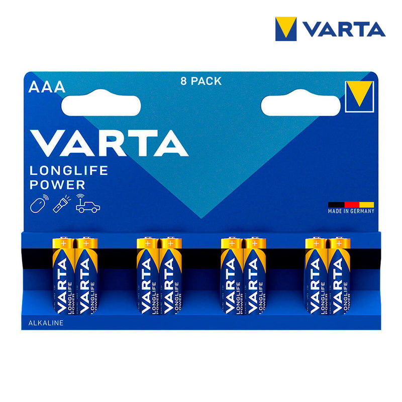 Batterie Varta Long Life Power AAA LR3 (8 Pezzi)