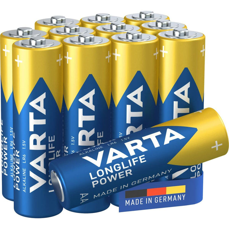 Batterie Alcaline Varta Longlife Power AA 1,5 V (12 Unità)