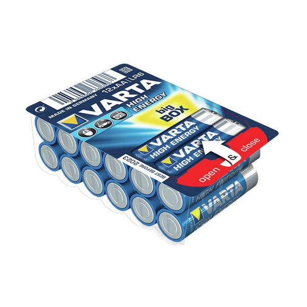 Batterie Varta High Energy (12 Pezzi)