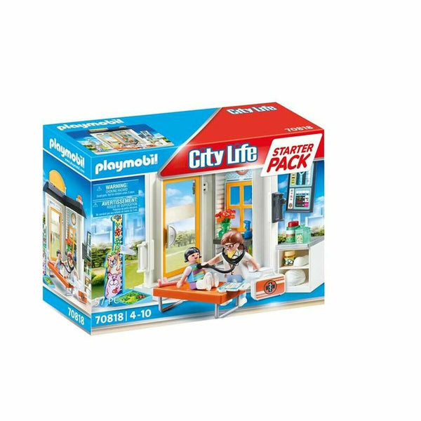 Playset Playmobil City Life Bambini Medico 70818 (57 pcs)