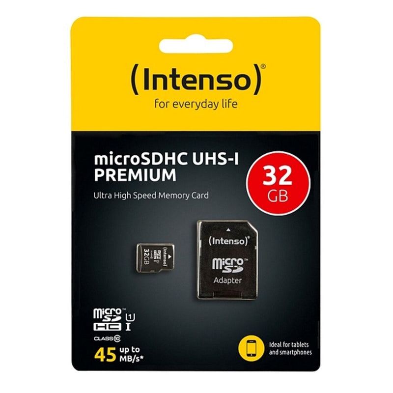 Scheda Di Memoria Micro SD con Adattatore INTENSO 34234 UHS-I Premium Nero