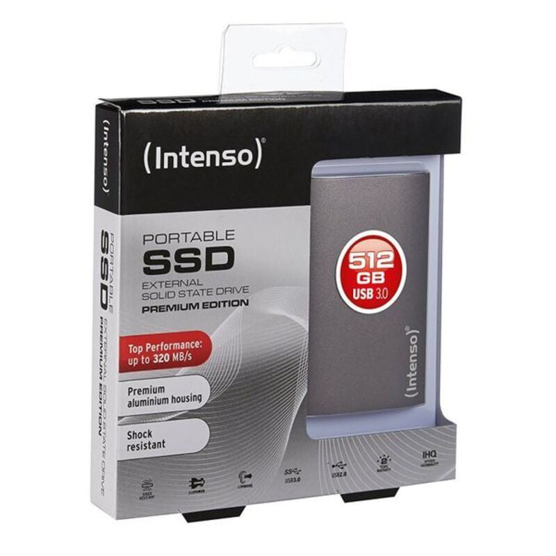 Hard Disk Esterno INTENSO 3823440 256 GB SSD 1.8" USB 3.0 Antracite