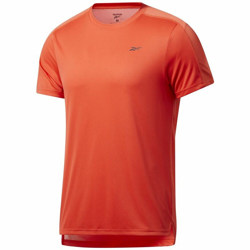 T-shirt sportiva in tessuto tecnico Uomo Maglia a Maniche Corte Reebok Arancione