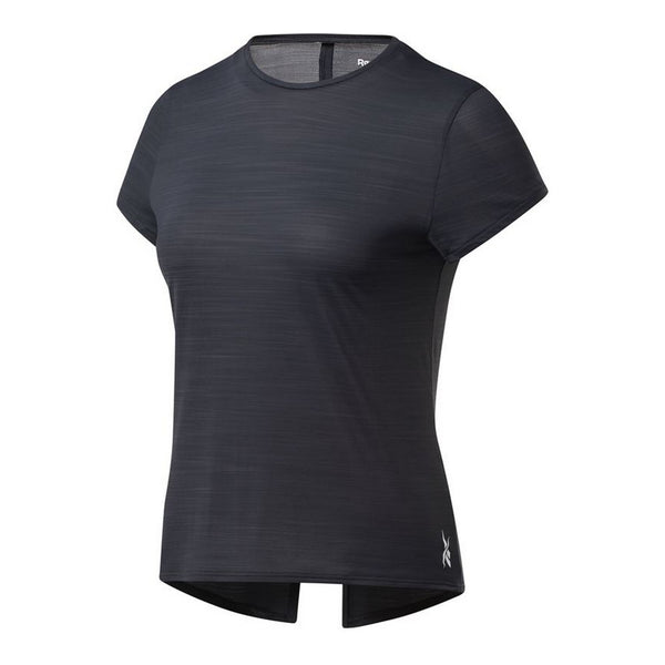 T-shirt Sportiva da Donna Maglietta a maniche corte Reebok Workout Ready Activchill Nera