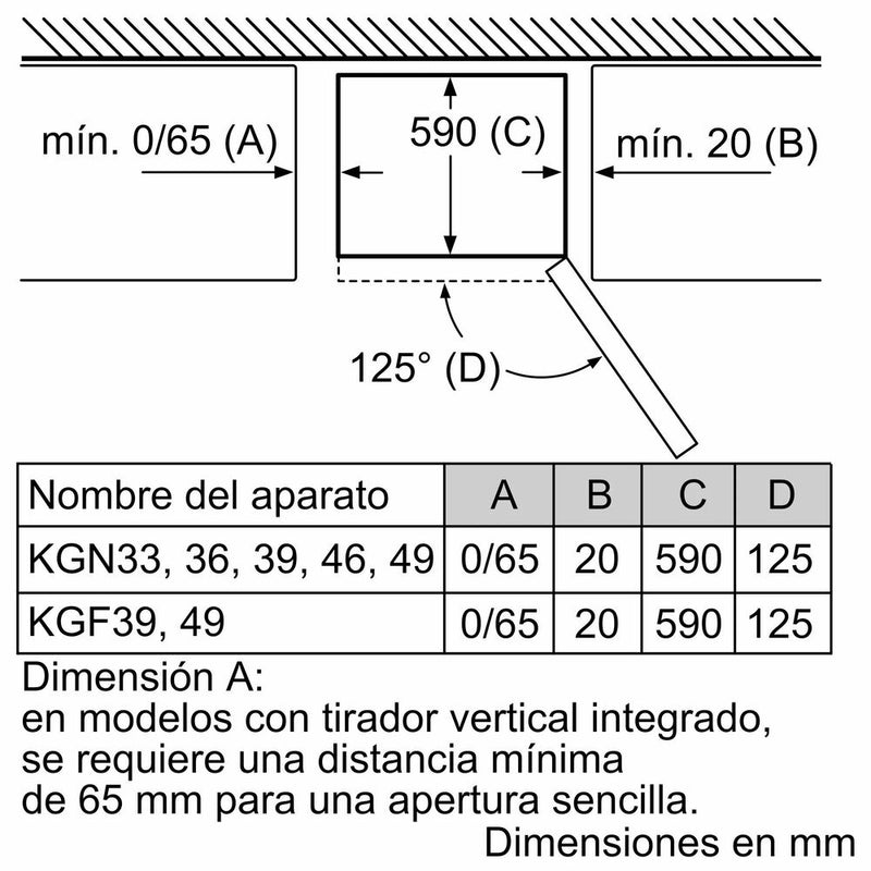 Frigorifero combinato BOSCH KGN36VIEA  Acciaio inossidabile (186 x 60 cm)