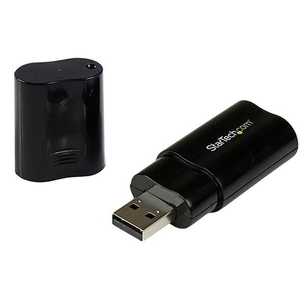 Scheda Audio Esterna USB Startech ICUSBAUDIOB Nero