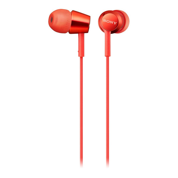 Auricolari Sony In-ear MDR-EX155AP Cablati Rosso | Connettore Jack 3.5mm | Lunghezza cavo 1,2m
