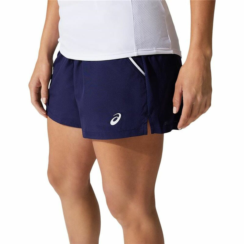 Pantaloncini Sportivi da Donna Asics Court M Blu scuro