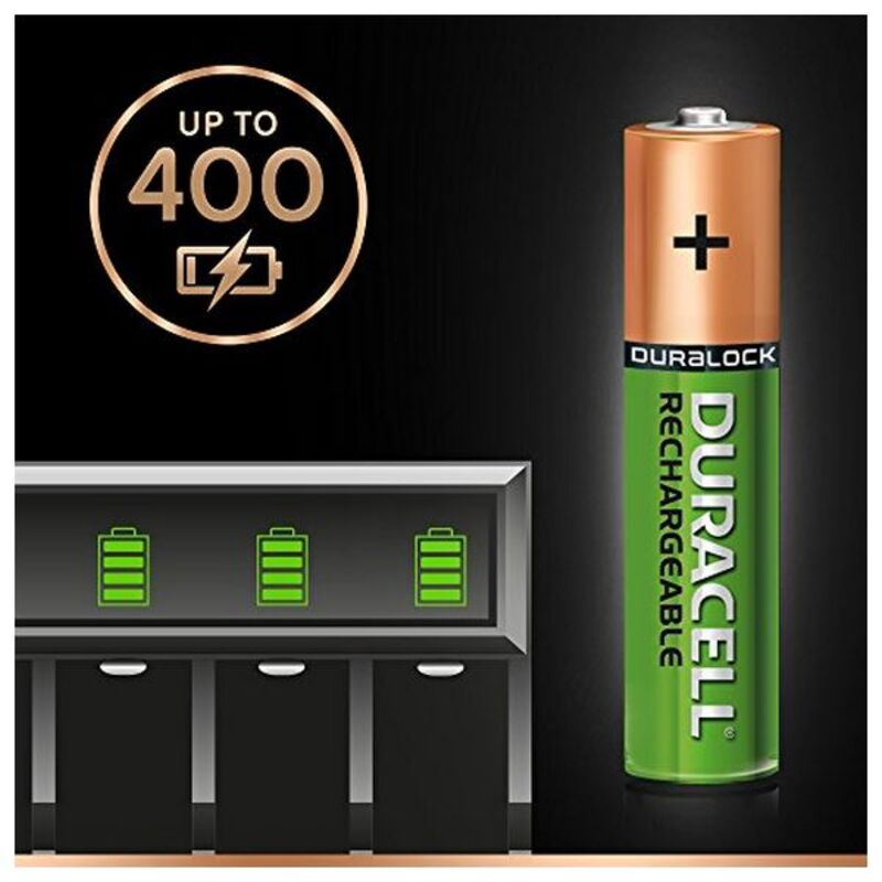 Batterie Ricaricabili DURACELL HR03 AAA 800 mAh (4 pcs) 900 mAh