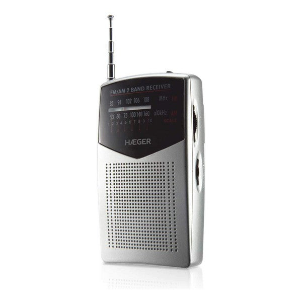 Radio Portatile Tascabile AM/FM Haeger Pocket