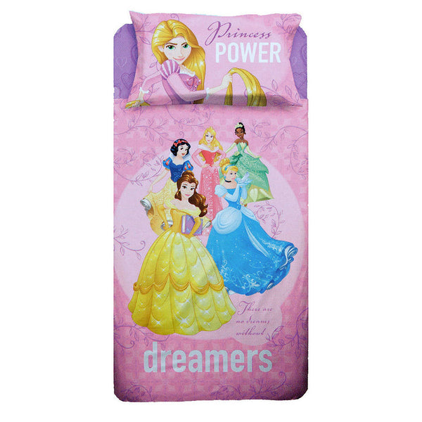 Completo letto da Bambina originale Disney Princess Lenzuola di cotone –  Goestro
