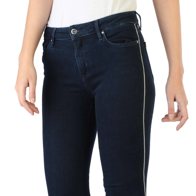Jeans da Donna Blu Scuro Tommy Hilfiger Pantaloni Aderenti Skinny Fit