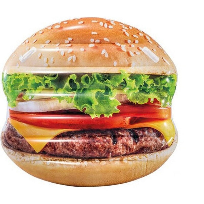 Materassino Gonfiabile a forma di Panino Hamburger Intex (145 X 142 cm)