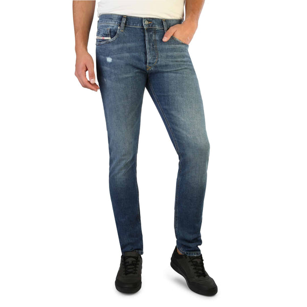 Blue Jeans Diesel Tepphar da Uomo Slim Fit Aderenti stile Classico Vintage