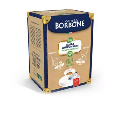 Caffè Borbone Miscela Nera - 150 Cialde ESE 44 mm - intenso e cremoso come quello del Bar