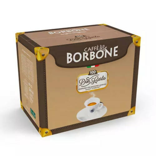 Caffè Borbone Don Carlo Miscela Rossa - 100 Capsule compatibili Lavazza A Modo Mio - Gusto Forte e Deciso
