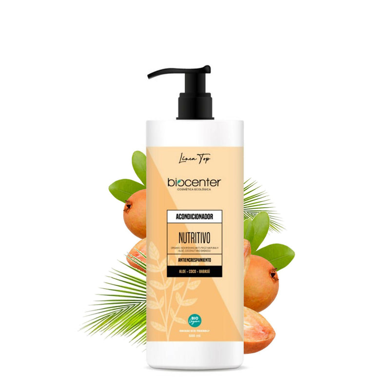 500 ml Balsamo Capelli Nutritivo E Anticrespo Vegano Linea Top BioCenter