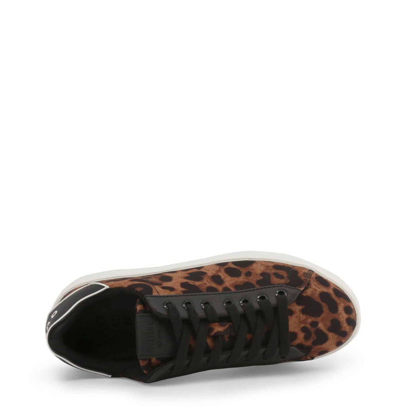 Sneakers da Donna Guess Leopardate Marrone e Nero - Scarpe Casual Comode alla Moda
