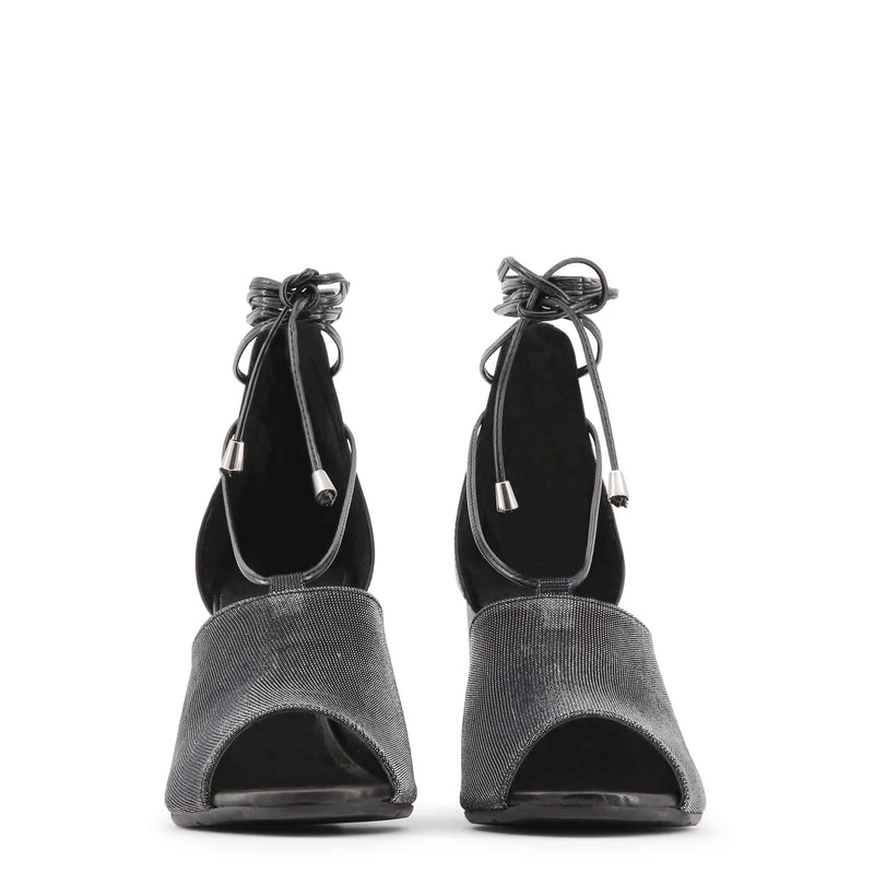 Sandali da Donna Neri tacco cm 9 Made in Italy