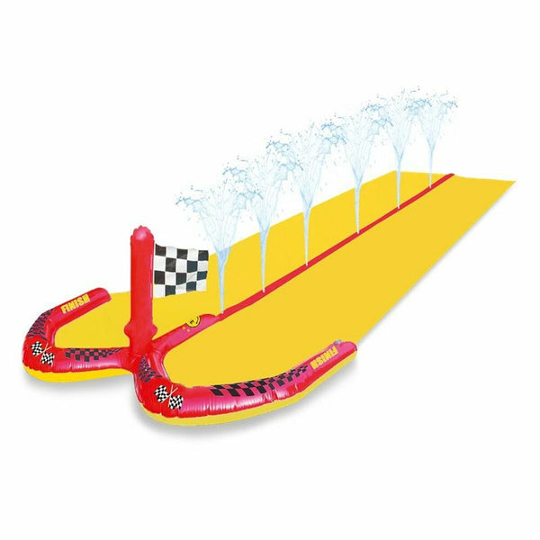 Scivolo ad acqua Racing Sprinkler Swim Essentials Giallo