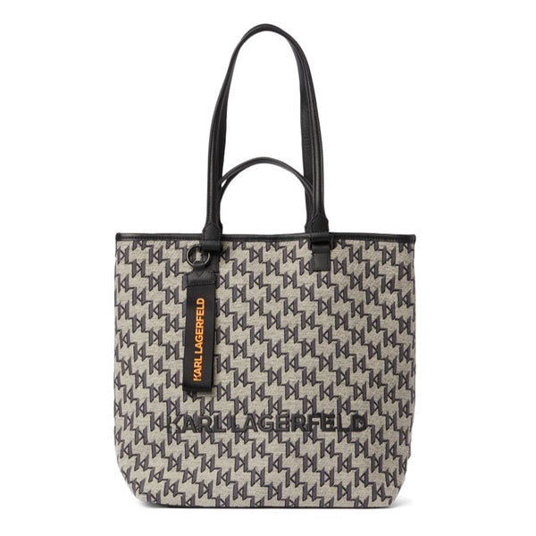 shopping bag donna in tessuto - borsa a mano Karl Lagerfeld Grigio