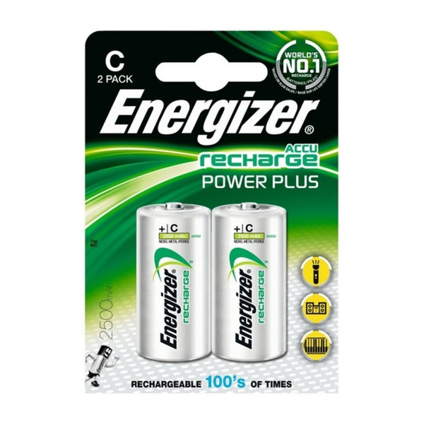 Batterie Ricaricabili Energizer ENRC2500P2 C HR14 2500 mAh