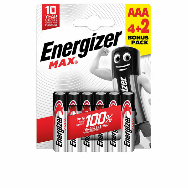 Batterie Alcaline LR03 Energizer Max (6 Unità)
