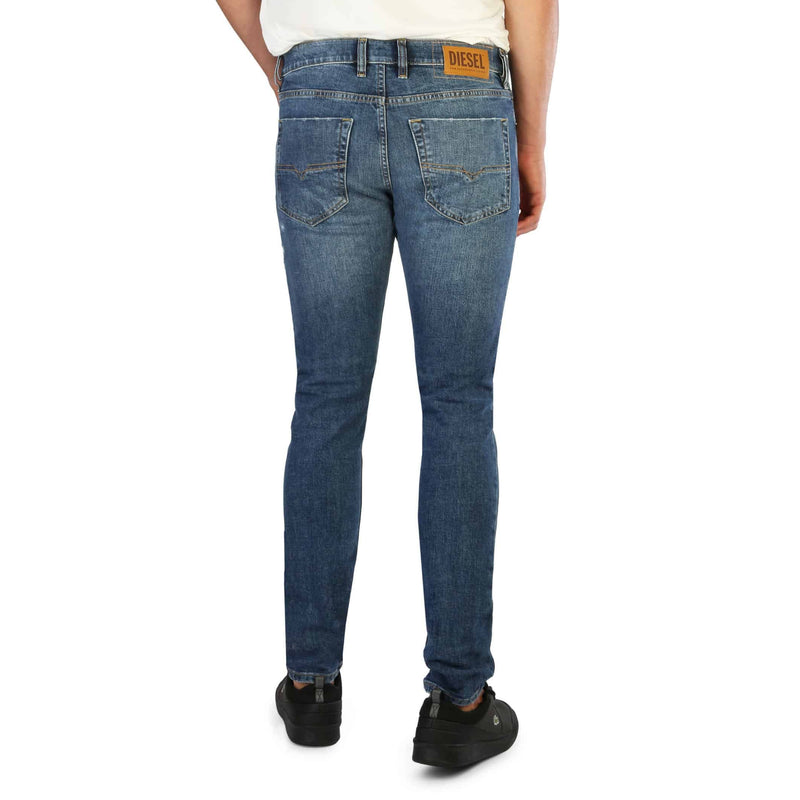 Blue Jeans Diesel Tepphar da Uomo Slim Fit Aderenti stile Classico Vintage