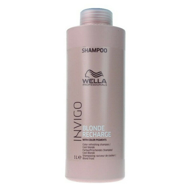 Shampoo per Capelli Biondi o Brizzolati Invigo Blonde Recharge Wella (1000 ml)