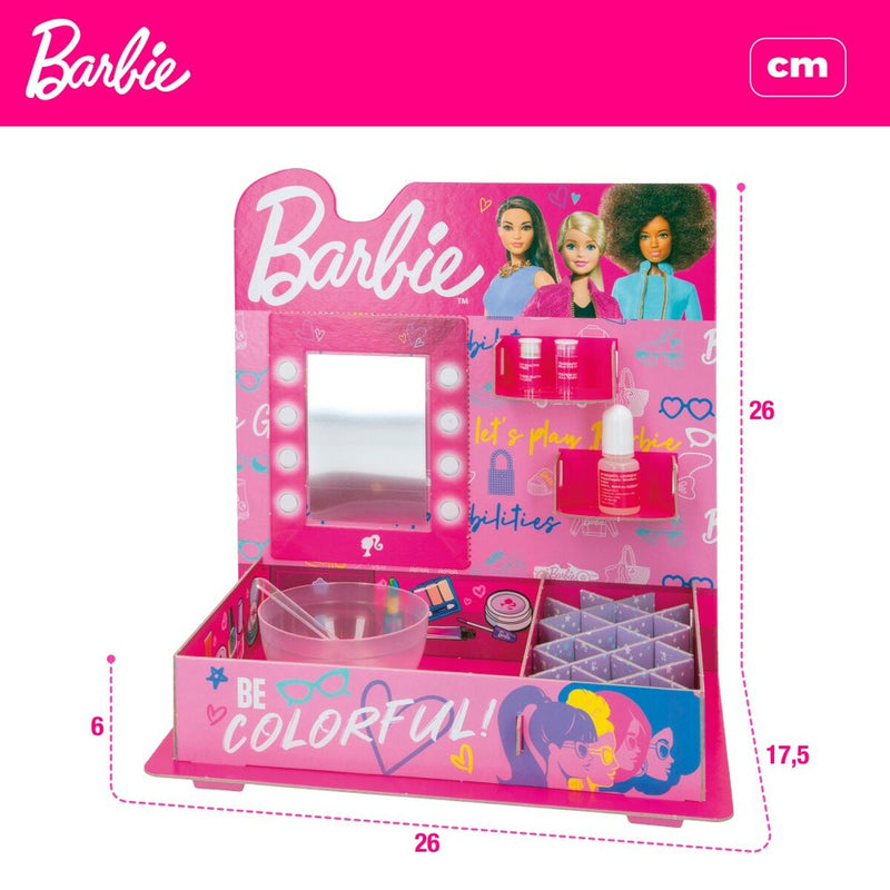 Kit per creare il trucco Barbie Studio Color Change Rossetti 15 Pezzi
