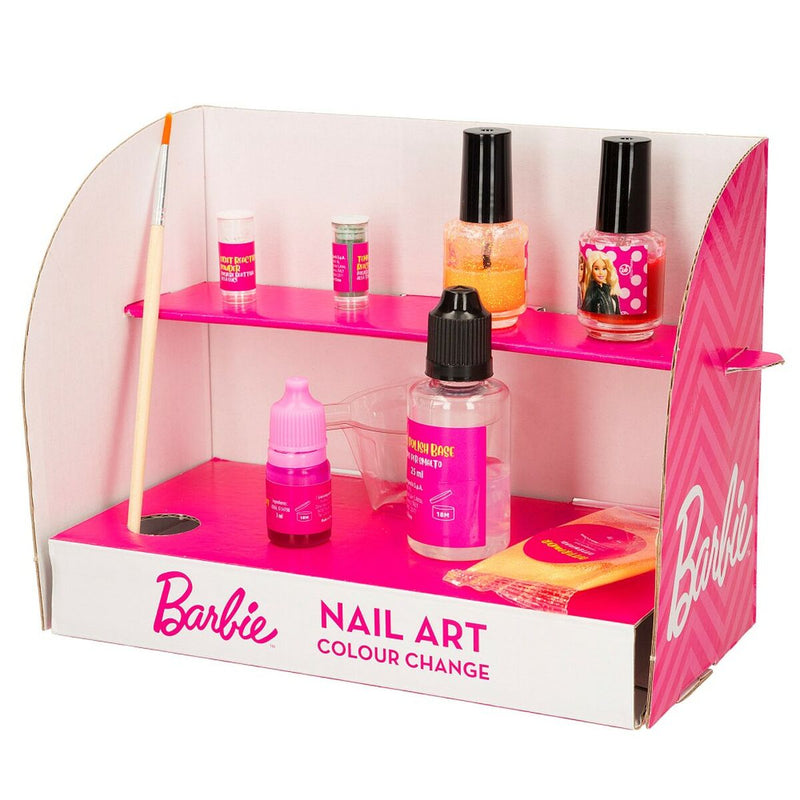 Kit per creare il trucco Barbie Studio Color Change Smalto per unghie 15 Pezzi
