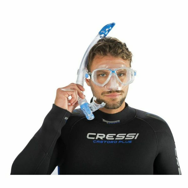 Maschera da Snorkel Cressi-Sub DM1000052 Azzurro Adulti
