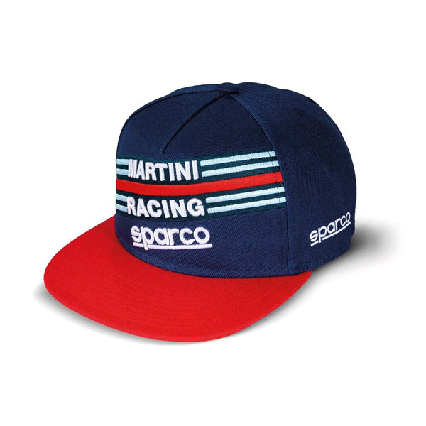 Berretto con Visiera Sparco Martini Racing Rosso e blu