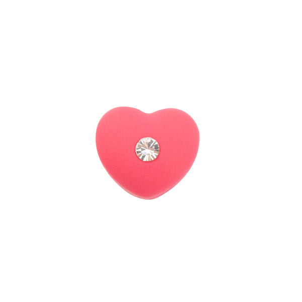 Perlina Donna Morellato a forma di Cuore Fucsia con Brillante centrale (1 cm)
