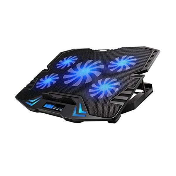 Base di raffreddamento Gaming per PC portatile 5 ventole inclinazione regolabile