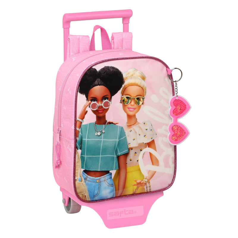 Trolley per la Scuola Barbie Girl Rosa (22 x 27 x 10 cm)