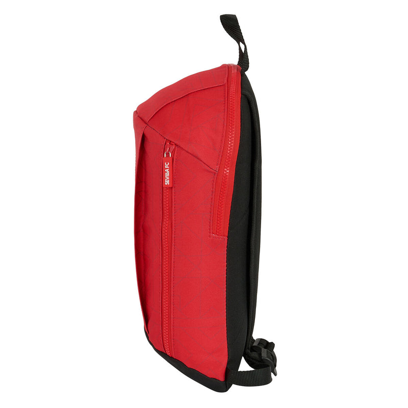 Zaino da trekking Sevilla Fútbol Club Nero Rosso 22 x 39 x 10 cm