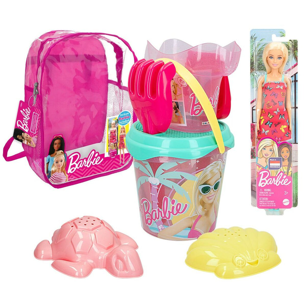 Set di giocattoli per il mare Barbie 8 Pezzi 18 x 16 x 18 cm – Goestro