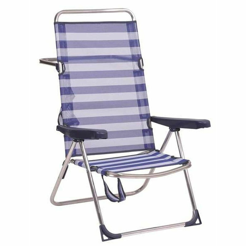 Sedia da Spiaggia Alco 65 x 60 x 100 cm Azzurro