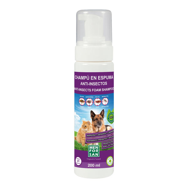 Shampoo per Cani, Gatti e altri animali domestici Repellente per insetti (200 ml)