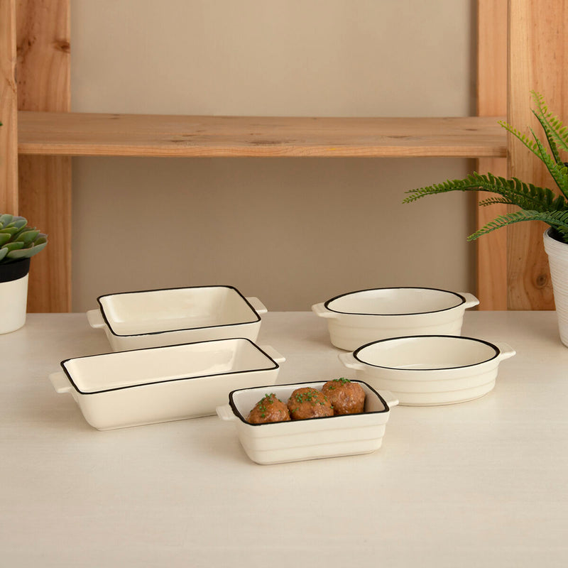 Pentola Quid Cocco Ceramica Bianco (16 x 9 x 4 cm) (Pack 12x)