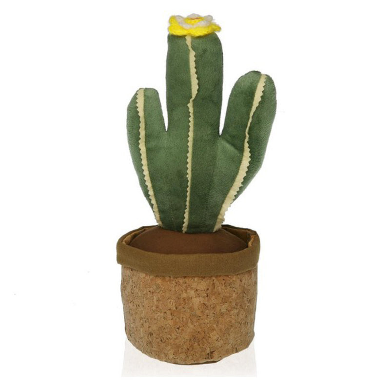 Fermaporta a forma di Cactus in Tessuto Morbido 33 cm