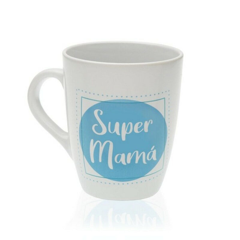 Tazza di Ceramica Versa Super Mamá Gres (8,5 x 10 x 8,5 cm)