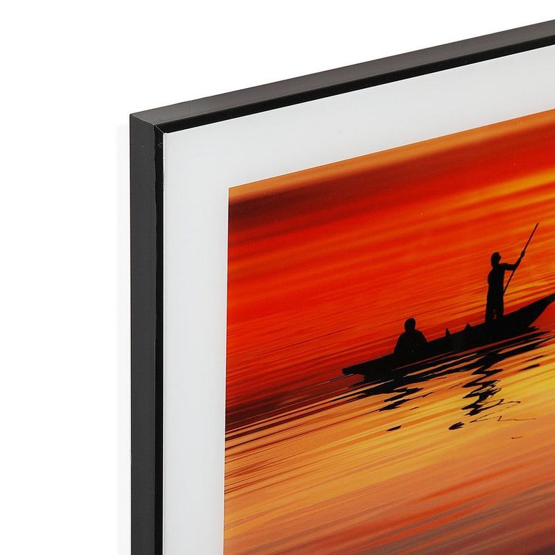 Quadro Uomini a Pesca al Tramonto per Salotto o Camera da Letto cm 60 x 40